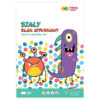 Blok rysunkowy HAPPY COLORS Śnieżnobiały 20 arkuszy A4 A3 do rysowania kredkami, pastelami i farbami