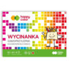 Blok wycinanka samoprzylepna szkolny HAPPY COLOR Kolorowy 10 kartek A4 o intensywnych kolorach i różnymi motywami