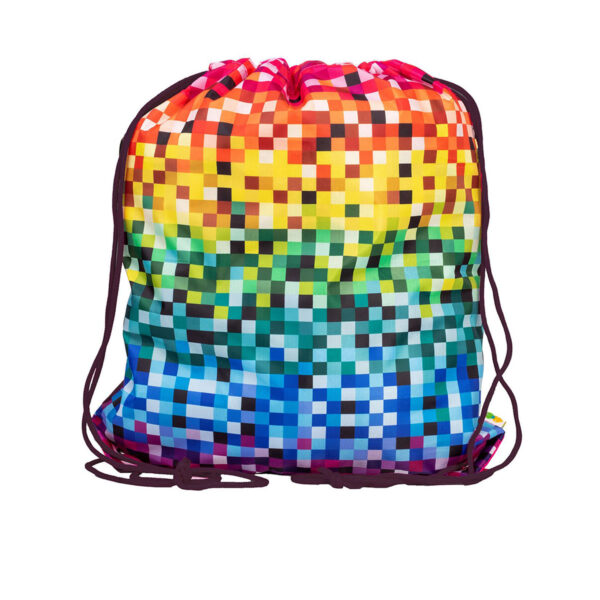 Pixi Rainbow Happy Color worek do wykorzystania w szkole na kapcie lub w podróży, na szkolne wycieczki