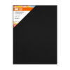 Podobrazie bawełniane HAPPY COLOR Czarne na płycie MDF 4mm. Idealne do farb akrylowych i olejnych. Impregnowane bezbarwnym lakierem podkładowym