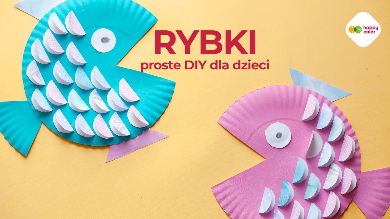 Dzień Ryby, DIY z papierowego talerzyka