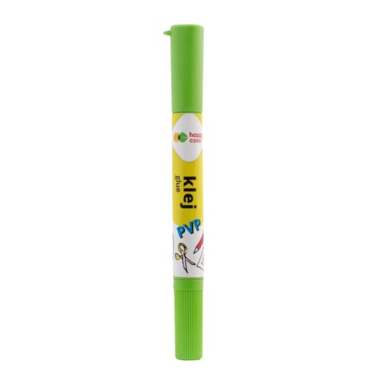 Klej w pisaku HAPPY COLOR stworzony w formule PVP silnie klejący. Doskonały do klejenia papieru, kartonu, bibuły