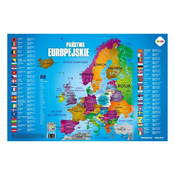 Edukacyjne plansze na biurko Happy Color