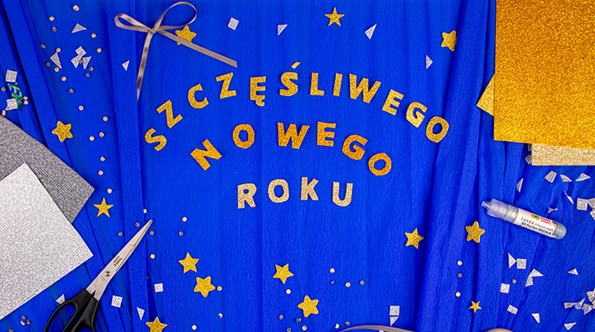 Sylwester Dekoracje Sylwestrowe z Pianki Brokatowej: DIY Girlandy i Ozdoby na Szampańską Zabawę